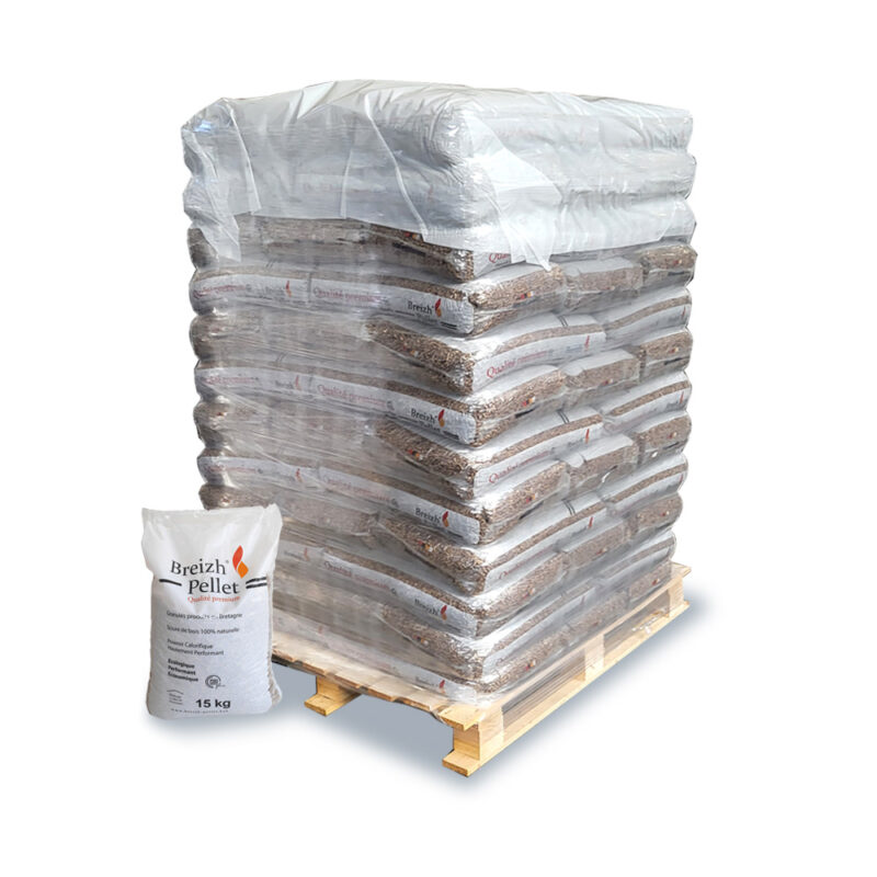 Breizh Pellet – Palette Granulés de bois Bretagne
