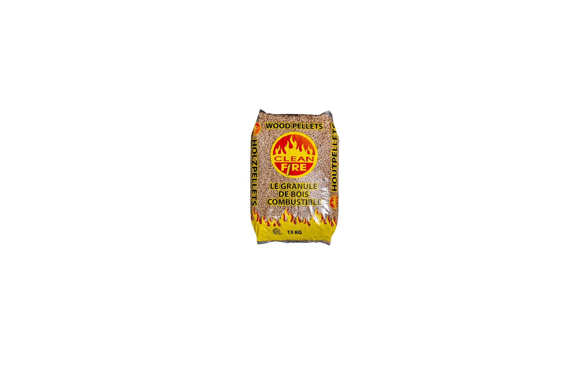 Pellet CLEAN FIRE 100 % Résineux, 15 kg Pellet CLEAN FIRE 100 % Résineux, 15 kg